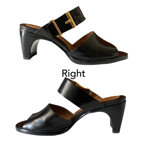 Enzo Angiolini Black Sandals - Picture 4 of 12